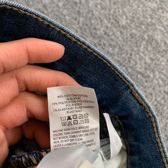 Lucky Brand Jeans Womens 6/28 Bridgette High Rise Skinny Distressed Shark Bite - Picture 9 of 12